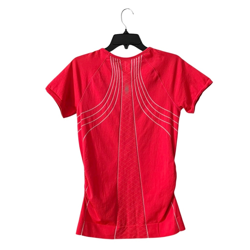 Athleta Bright Red Short Sleeve Athletic Tee - Picture 3 of 5